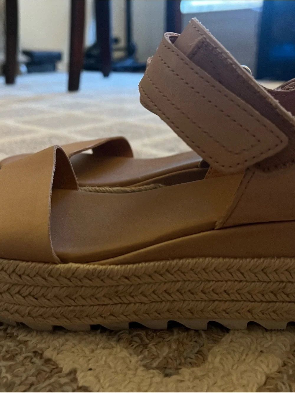 Sorel Women’s Tan Espadrille Platform Sandals